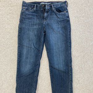 Eddie Bauer flannel-lined jeans